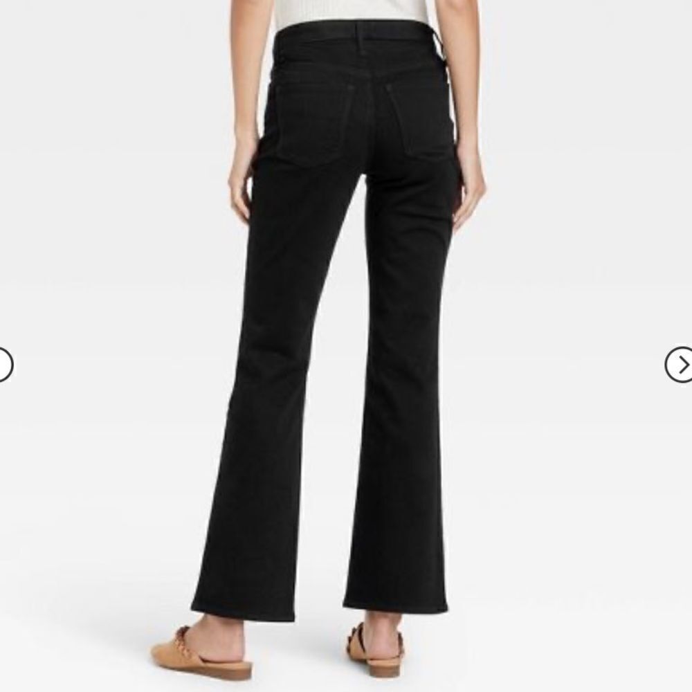 Women's High-Rise Bootcut Jeans - Universal Thread™ Black - Picture 2 of 15